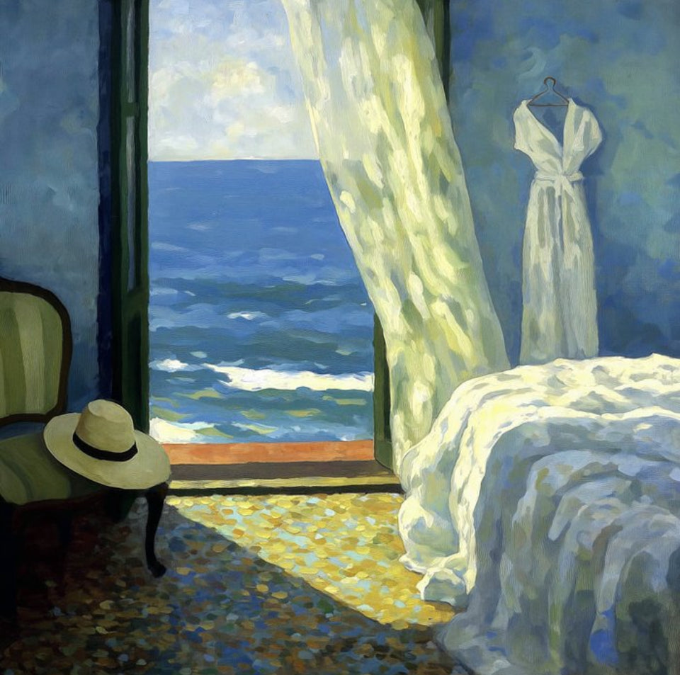 La robe et la mer