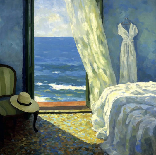 La robe et la mer
