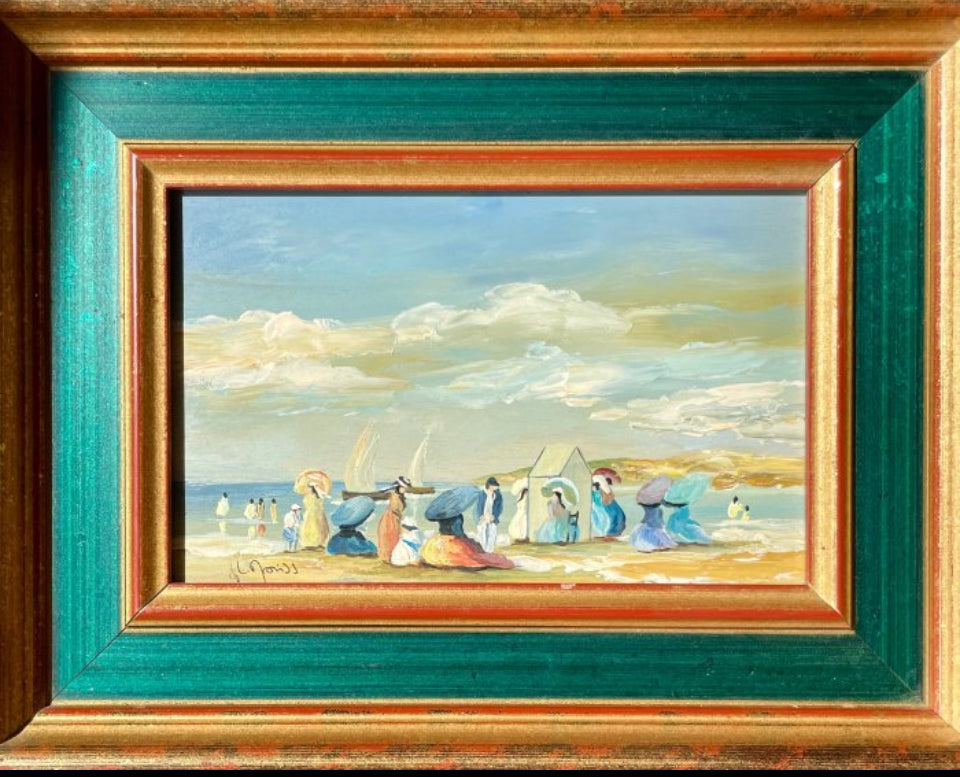 Scène de bord de mer